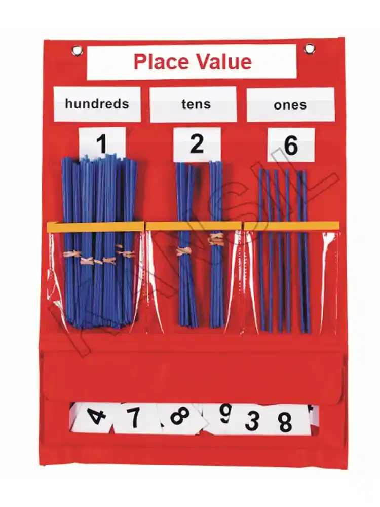 Place Value Chart with Sticks