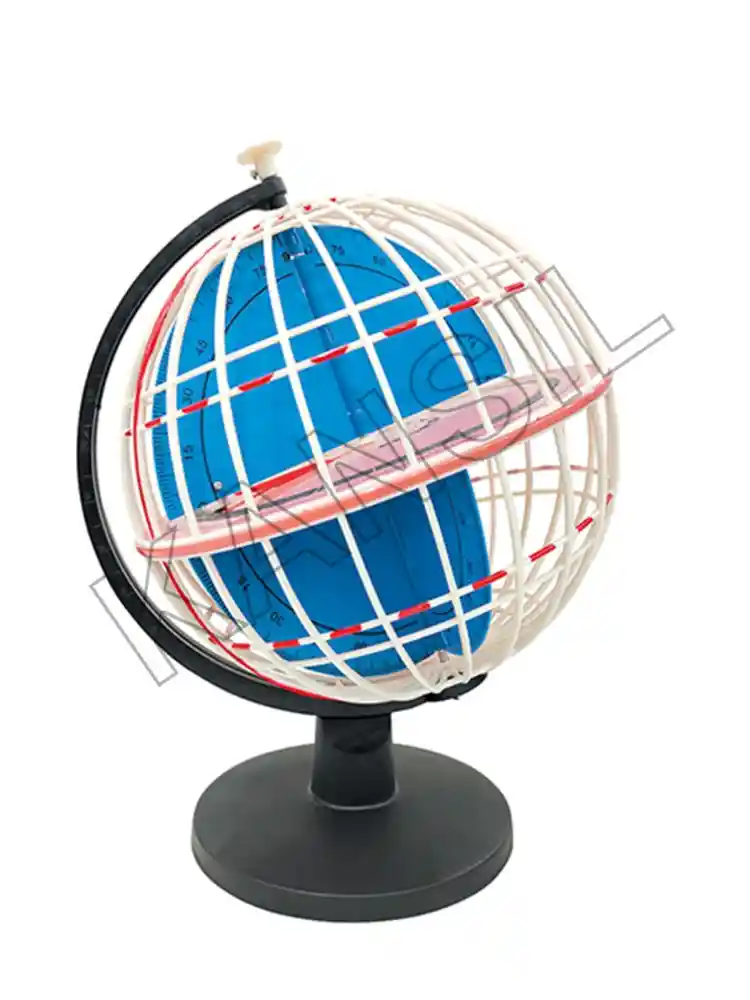 Globe showing Longitude & Latitude 30 cm dia
