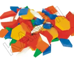 Pattern Blocks set of 250 pcs Plastic