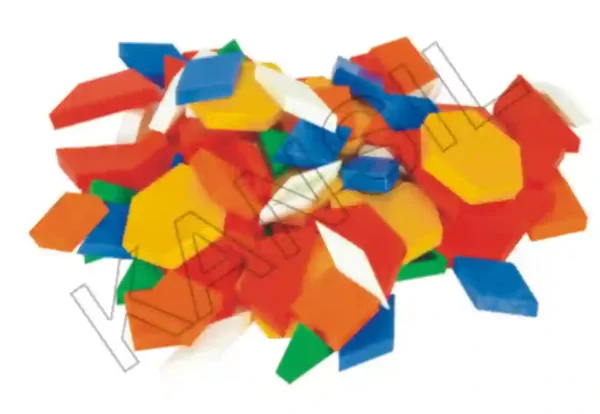 Pattern Blocks set of 250 pcs Plastic