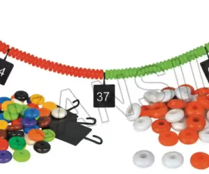 Beads with String with Hangers Beads dia 4cm Set of 100 Beads in 2 Colours